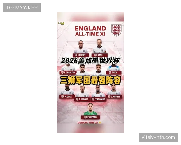 2026世界杯英格兰队阵容预测 凯恩领衔三狮军团能否打破冠军荒