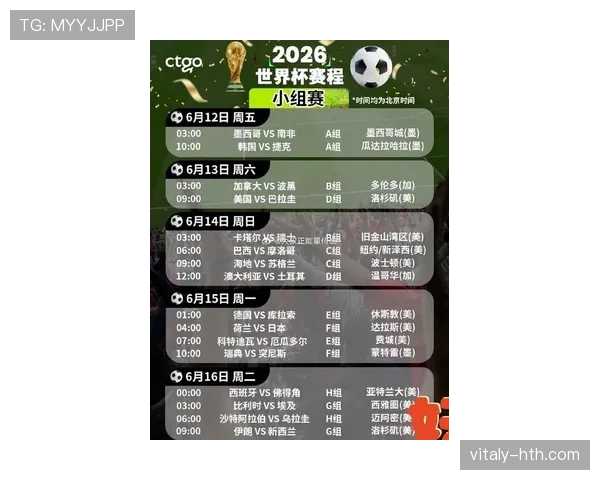 2026世界杯104场比赛如何安排时间 2026世界杯104场比赛如何安排时间
